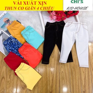 [TOP TREND- VẢI XUẤT DƯ] QUẦN GIẢ JEAN CO GIÃN 4 CHIỀU CHO BÉ TRAI/GÁI 9-25KG