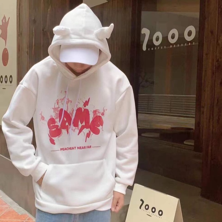 Áo Hoodie Lót Nhung Dáng Rộng Thời Trang Hàn Quốc Mới Cho Cặp Đôi