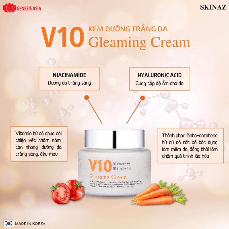 KEM V10 SKINAZ HÀNG CÔNG TY + QUÀ TẶNG