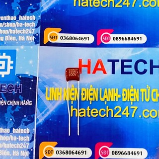 Tụ cbb 100v 333j 33nf 0.033uf 5mm