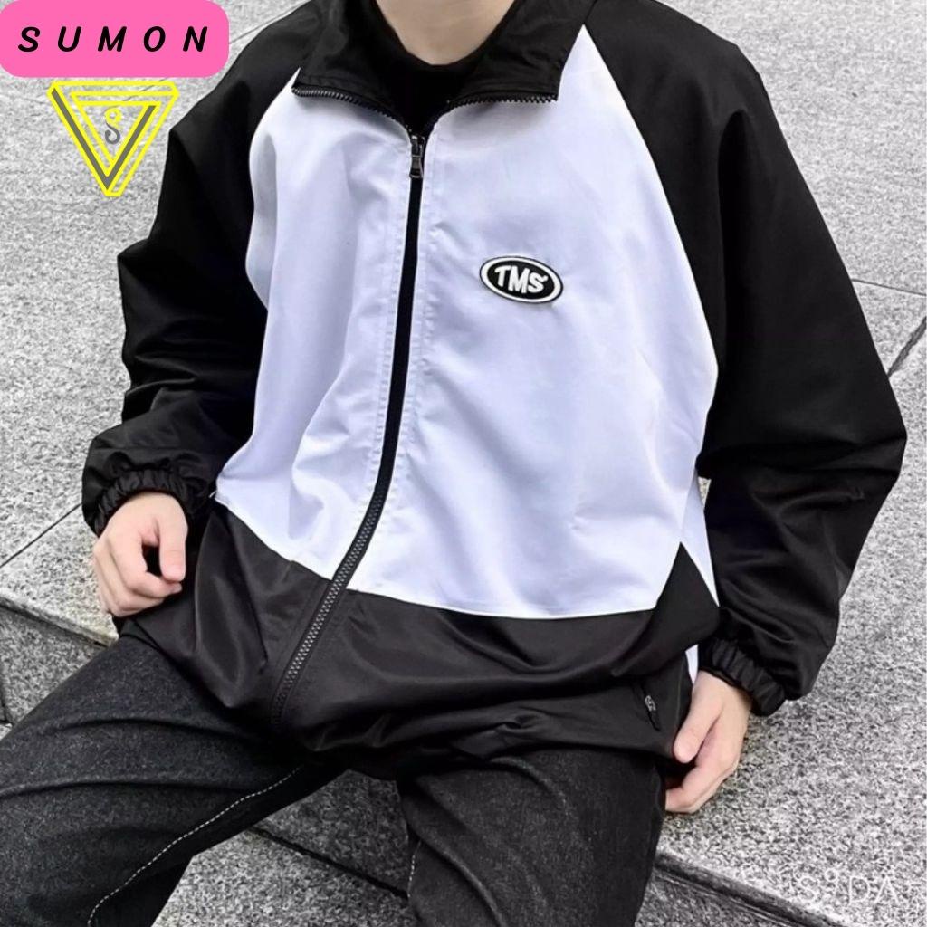 Áo Khoác Dù 2 Lớp TMS.MIDSIDE Cặp Đôi nam/nữ phong cách Hàn Quốc Unisex Form Rộng Jacket Ulzzang - Sumon Shop | BigBuy360 - bigbuy360.vn