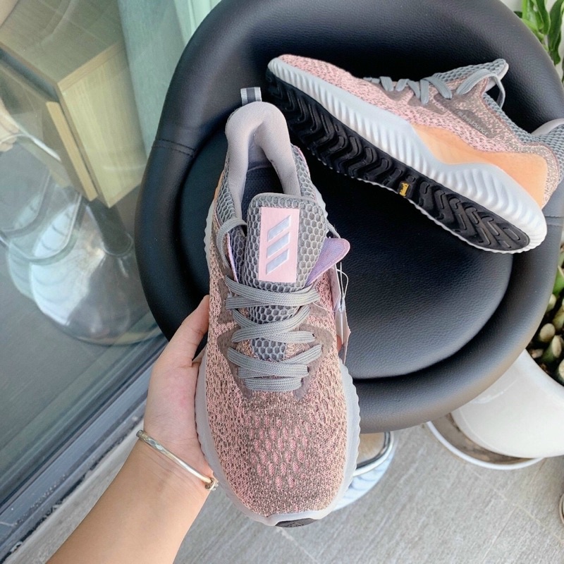Sale off Giầy alpha bounce kem tím cao cấp fullbox
