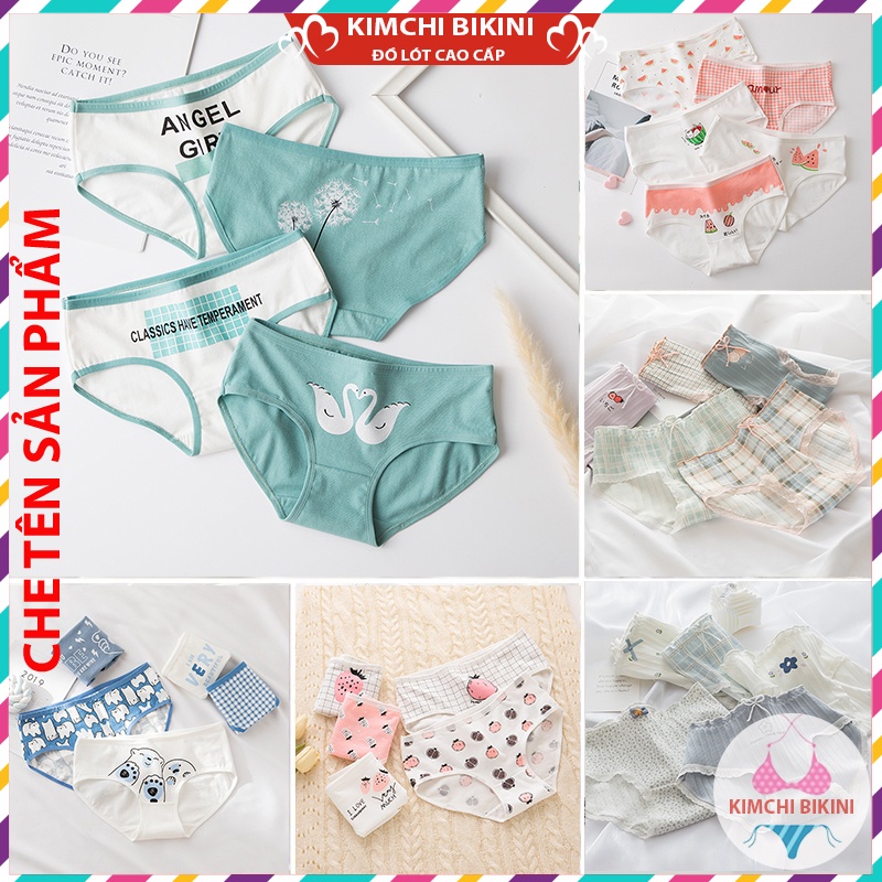 Quần lót nữ nâng mông chống viêm nhiều màu sắc mẫu mã đa dạng KIMCHIBIKINI quần lot nữ xinh đẹp sễ thương QL042