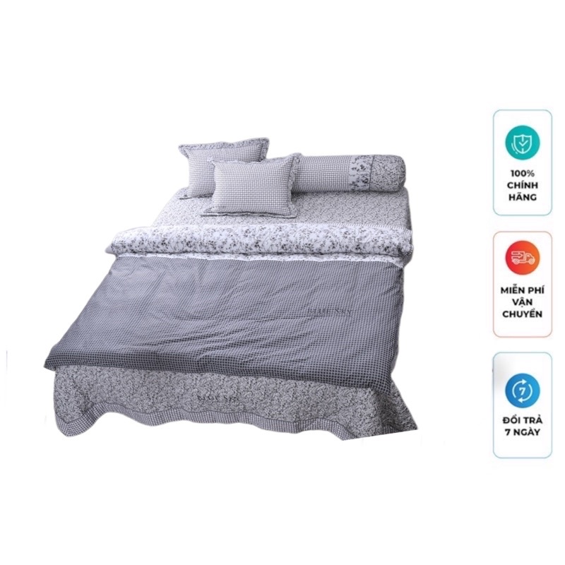 Bộ Chăn Ga Gối Hanvico Blue Sky - DL150