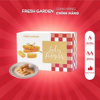Bánh Lady Finger FRESH GARDEN Vị Ngọt Xốp Nhẹ Giúp Cân Bằng Hàm Lượng Chất Béo 110g