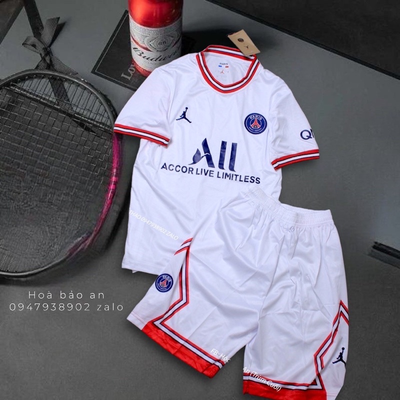 [Rẻ Vô Địch] Áo Đấu PSG sân khách mùa 2021-2022 Hàng Thailand cao cấp phom 45-90kg