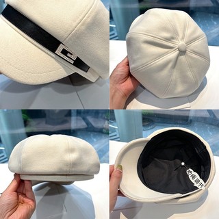 Mũ Beret Vành phối da Hàng đẹp