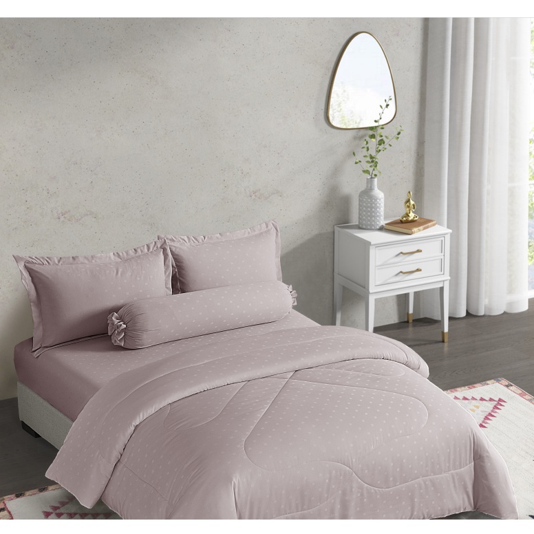Bộ ga giường, áo gối kèm mền NIN House Classic - C190685 (nhiều kích cỡ)
