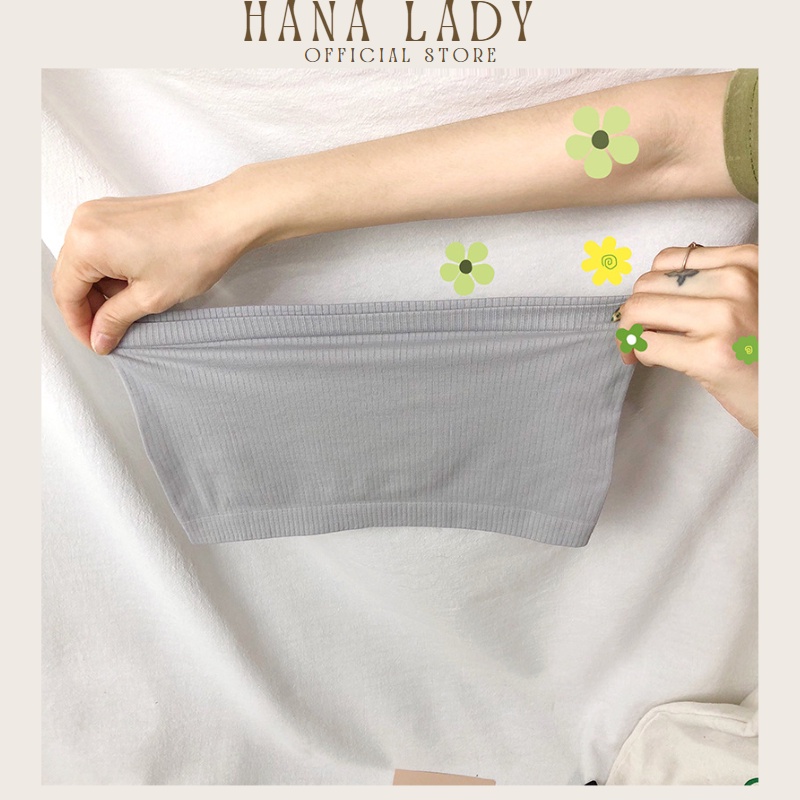 Áo bra nữ không dây sexy cá tính chất thun lạnh mát mẻ mềm mịn và co giãn Hana Lady B043