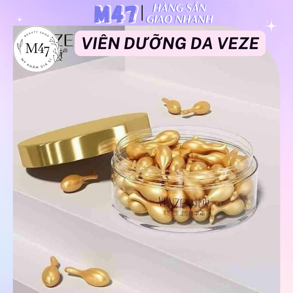 Viên Dưỡng Da Venzen Veze Tinh Chất Ngọc Trai hộp 30 viên M47 beauty