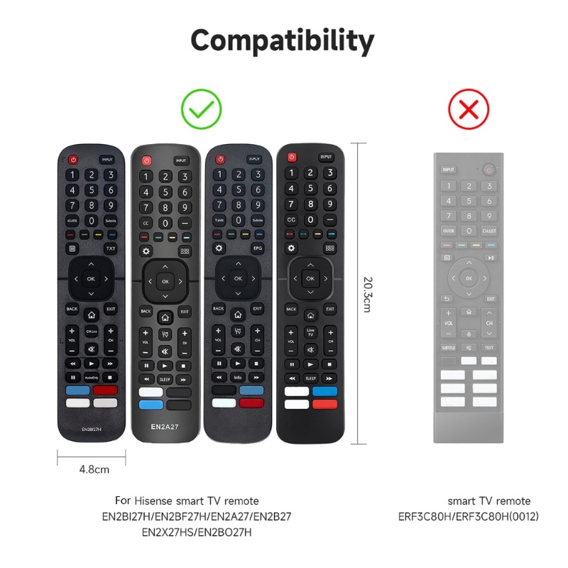 Ốp Điện Thoại Bảo Vệ Điều Khiển Từ Xa Cho Hisense EN2BI27H EN2BF27H EN2A27