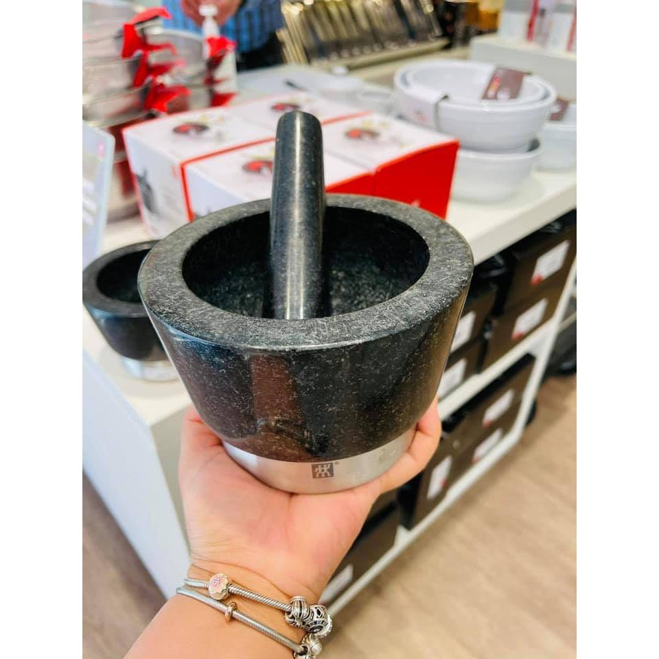 Set chày cối đá Zwilling chất liệu đá Granit cao cấp siêu dày