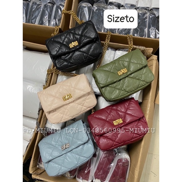 TÚI VÂN TRÁM DA NHĂN CNK ĐỦ SIZE