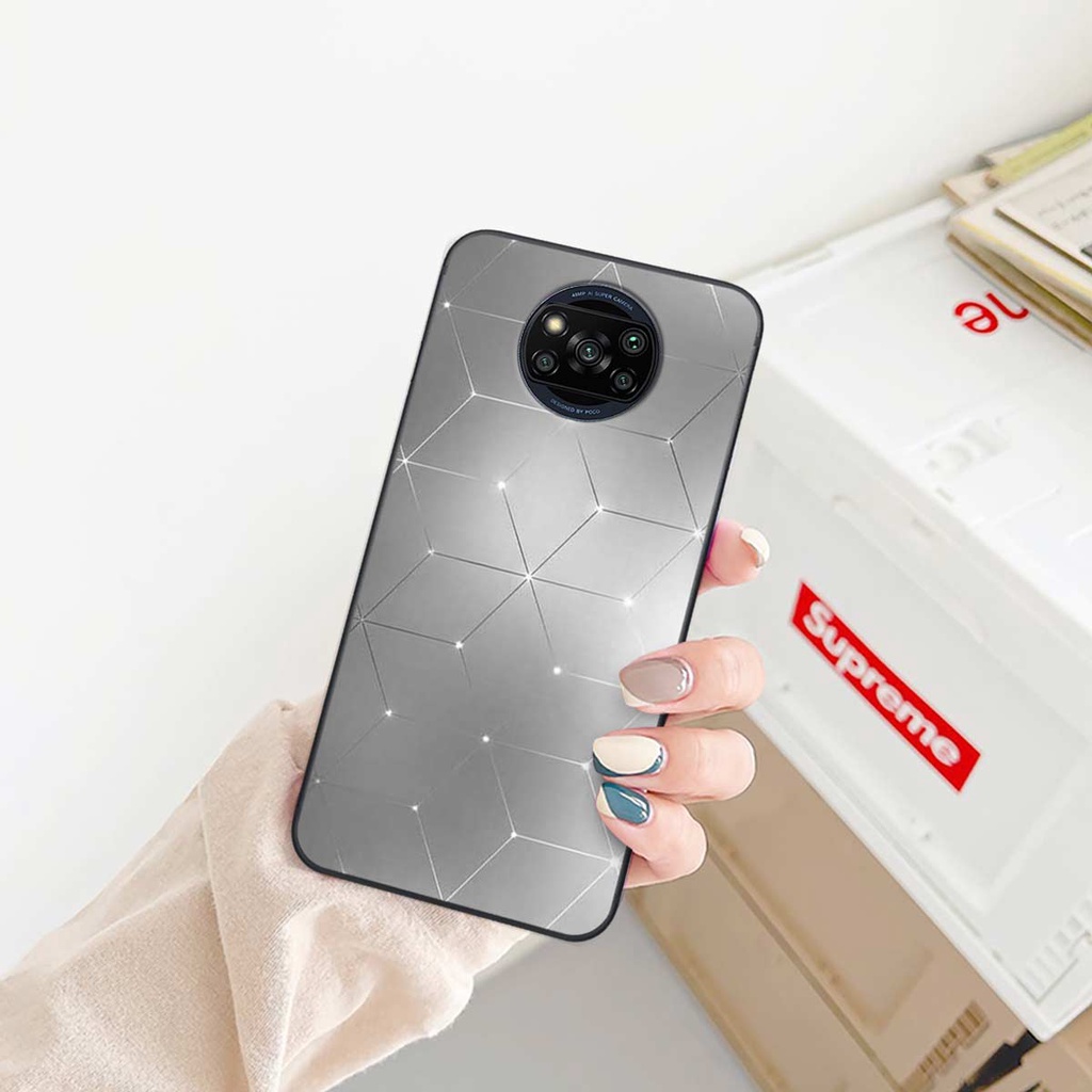 Ốp lưng Xiaomi Poco X3 / Poco X3 Pro hình họa tiết thương hiệu thời trang cao cấp