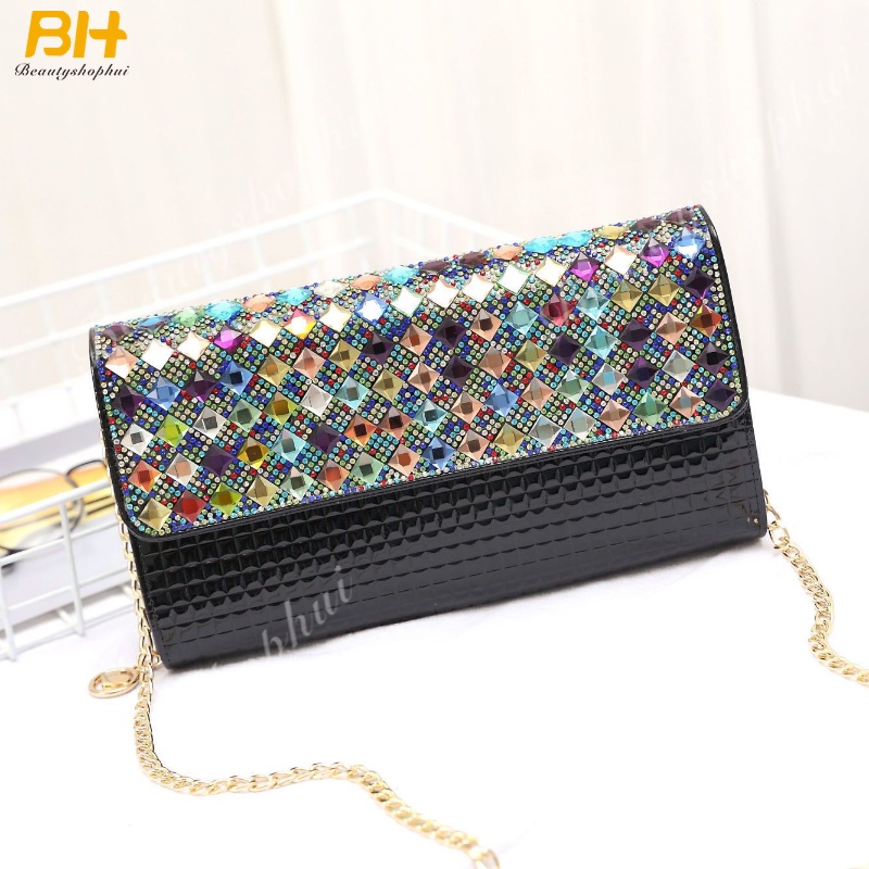 Ví Cầm Tay Nhỏ Xinh Đính Đá Thời Trang 2022 Cho Nữ