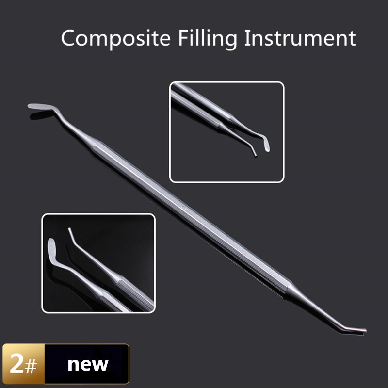 1 Dụng Cụ Làm Sạch Sáp Nha Khoa Hai Đầu Bằng Thép Không Gỉ