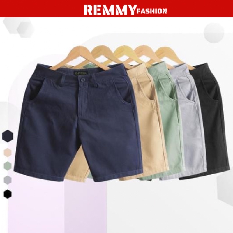 Quần Short Nam Kaki Mềm Mịn, Quần Lửng Ngố Nam 6 Màu Trẻ Trung Phong Cách Hàn Quốc - REMMY