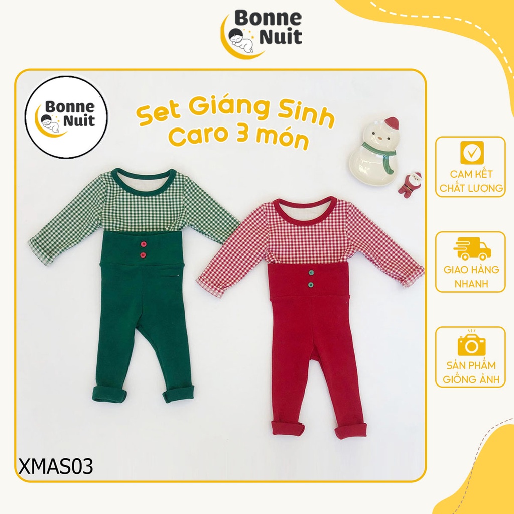 Set Giáng sinh caro (set 3 món)