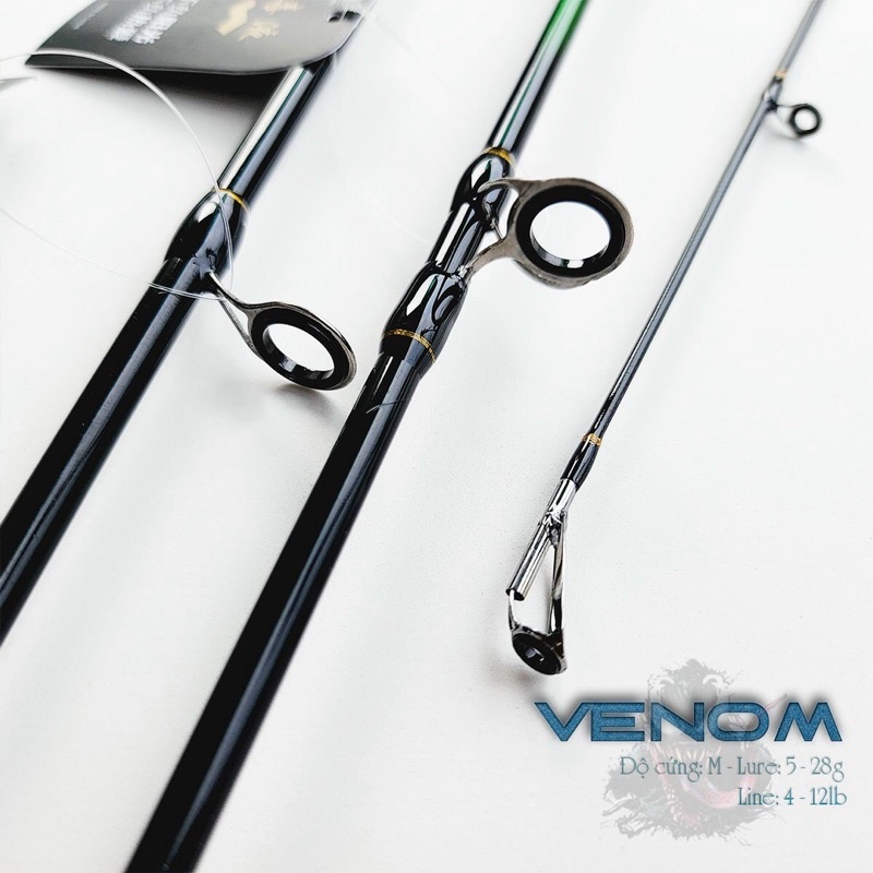 Cần lure VeNom 1 ngọn độ cứng M cao cấp