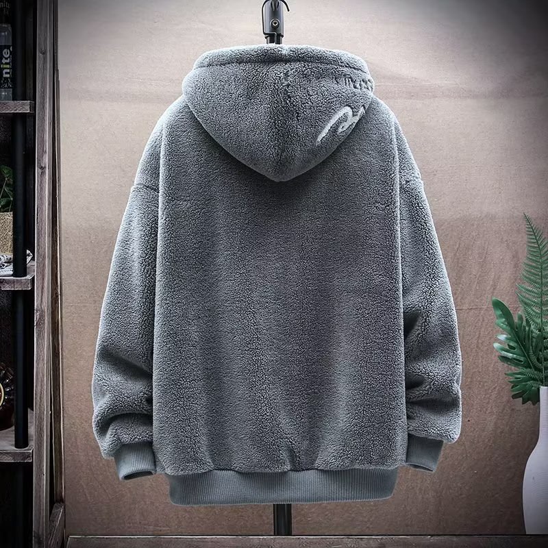 Áo Khoác cotton Len Lông Cừu Dày Dặn Thời Trang Mùa Đông Cho Nam Giới Có Size m-3xl