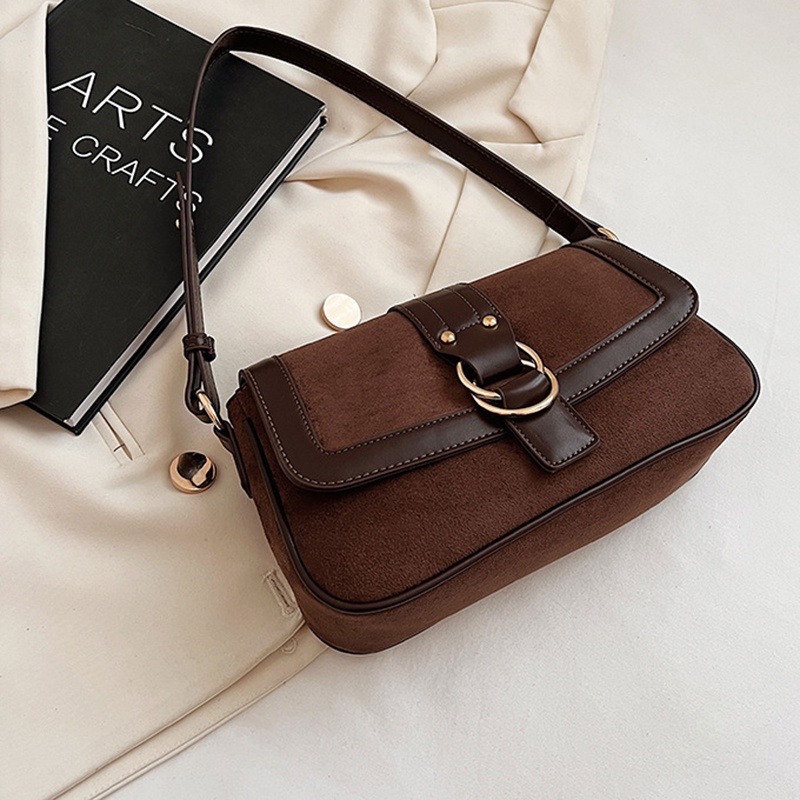 Túi Đeo Chéo Hình Vuông Nhỏ Đơn Giản Phong Cách Harajuku Cổ Điển Dễ Phối Đồ Cho Nữ