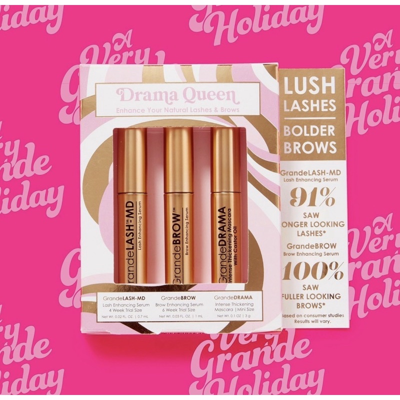 [SALE 40%] Set 3 món dưỡng mi - lông mày Grande mini