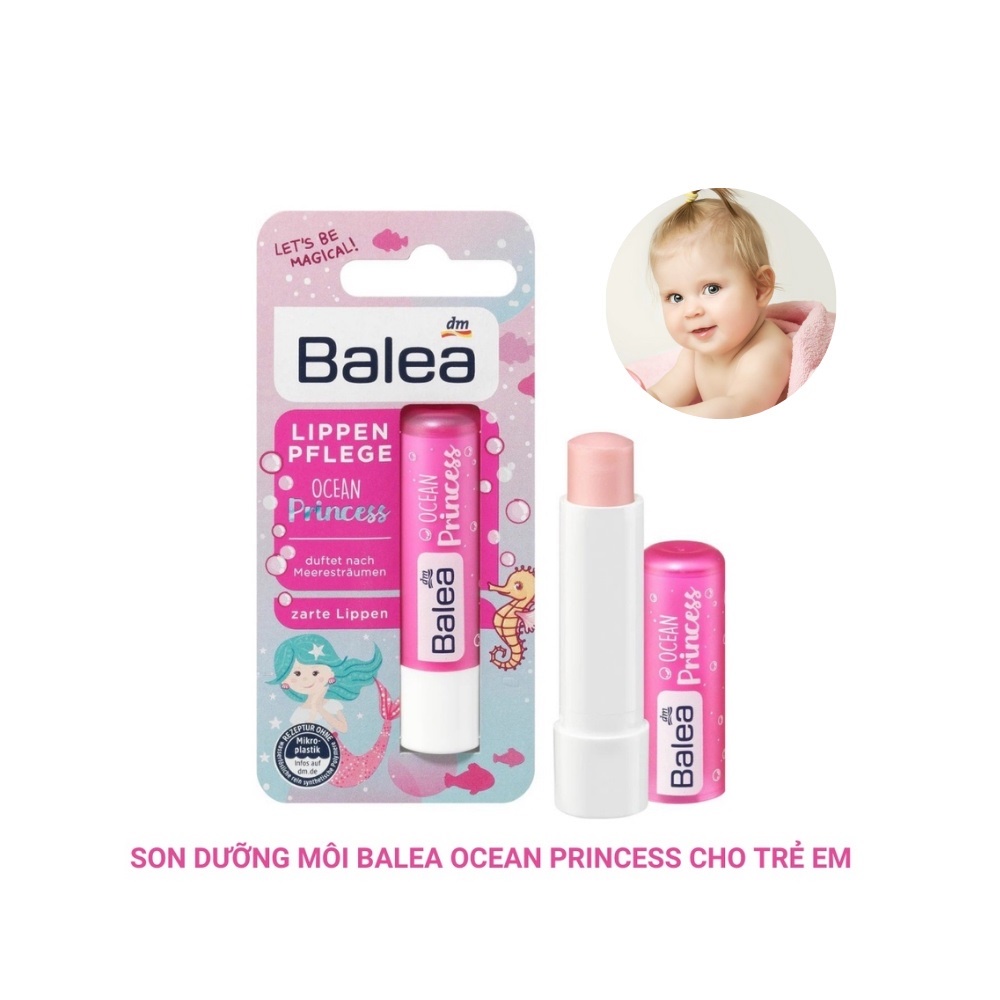 Bộ dưỡng tóc Balea NỘI ĐỊA ĐỨC Dầu gội xả, xịt dưỡng tóc Balea 2in1 Little Princess, Ocean Princess cho bé gái 300ML