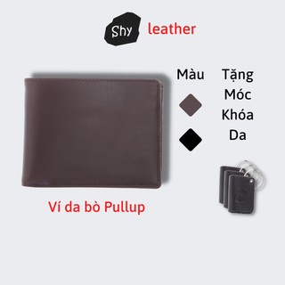 Ví nam da bò Pullup cao cấp Shyleather S02 da thật 100% bảo hành 24 tháng