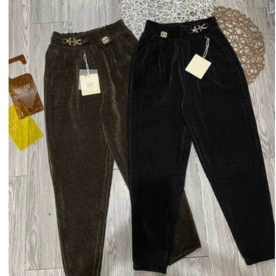 QUẦN BAGGY NHUNG TĂM CẠP HOẠ TIẾT SIÊU HOT CHẤT NHUNG DÀY CAO CẤP LOẠI 1