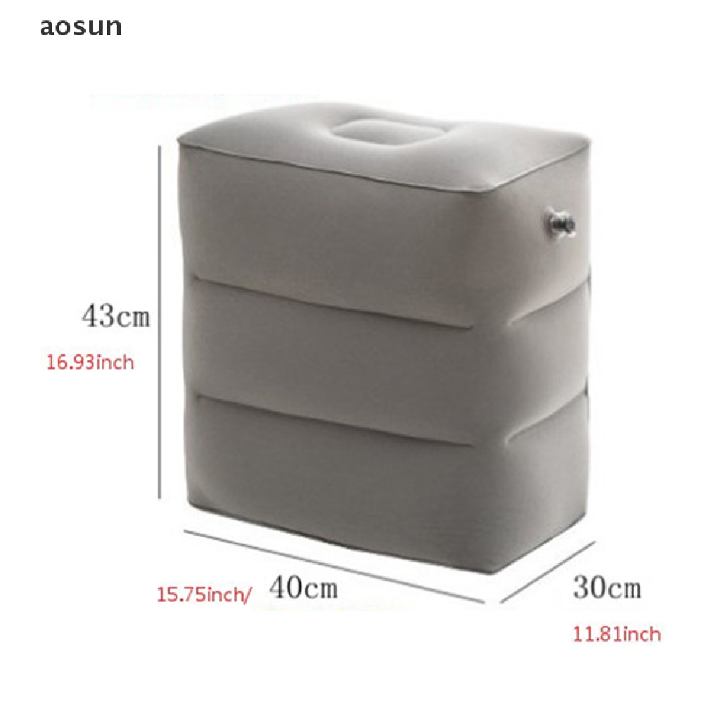 Gối Kê Chân Bơm Hơi aosun Tiện Dụng Khi Đi Du Lịch