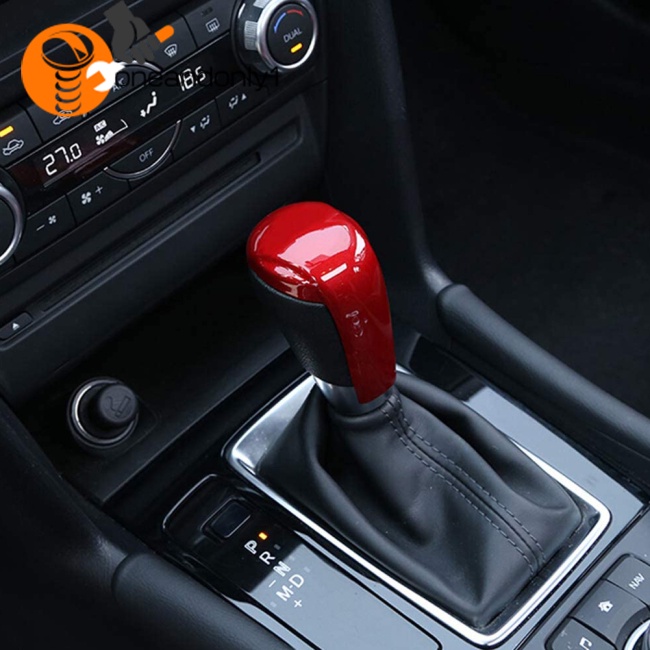 Vỏ Bọc Núm Gạt Cần Số Xe Hơi Mazda 2 3 6 CX-3 CX-5 Bằng Sợi Carbon