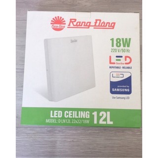 Combo 9 đèn led ốp trần 18w rạng đông