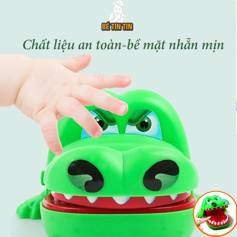 Đồ Chơi Cá sấu Cắn Tay Có 2 Loại To Nhỏ Cho Bé - Đồ Chơi Giải Trí Vui Nhộn
