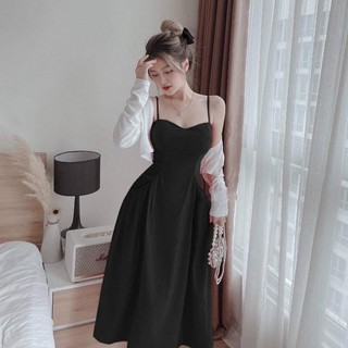 SET ĐẦM DÂY KÈM ÁO KHOÁC