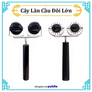 Cây lăn cầu gai đôi lớn mát xa dụng cụ diện chẩn