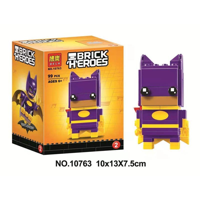 Đồ Chơi Lắp Ráp Hình Anh Hùng Đầu Vuông Nhỏ Thông Minh Cho Trẻ Em