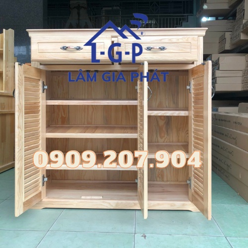 TỦ DÉP GỖ SỒI NGA SANG ĐẸP VỚI MỌI KHÔNG GIAN
