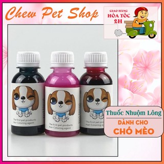 Màu nhuộm lông cho chó mèo thơm dịu an toàn cho lông và da - chai 100ml