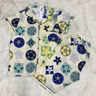 Combo 3 Bộ Kate Lụa Tay Ngắn Quần Lửng (Freesize <60kg) (3 bộ 3 màu 3 họa tiết khác nhau)