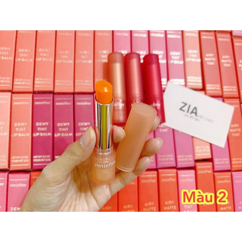 SON DƯỠNG MÀU INNISFREE DEWY TINT LIP BALM