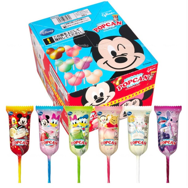 Kẹo mút Popcan Mickey Gilco Nhật Bản