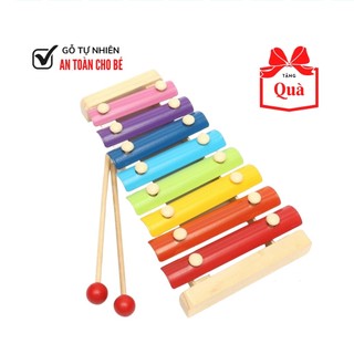 Đàn Gõ 8 Thanh Bằng Gỗ BEEKIDS Đồ Chơi Âm Nhạc Cho Bé