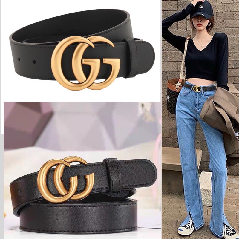 Thắt Lưng Nữ Bản Nhỏ 3CM Mặt Khóa Đồng Cao Cấp Dây Nịt Nữ Thời Trang Siêu Sang Chảnh