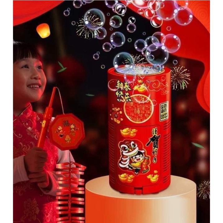 Máy Bắn bọt pháo bông có Led và loa hàng thời thượng 13 và 20 ống phun - Máy phun pháo bông nhân tạo