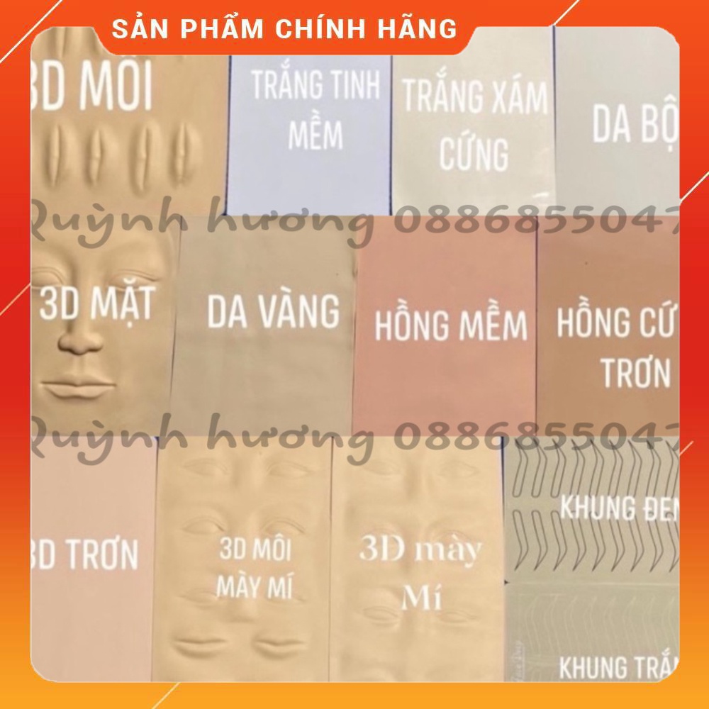 Da Giả Học Phun Xăm Các Loại