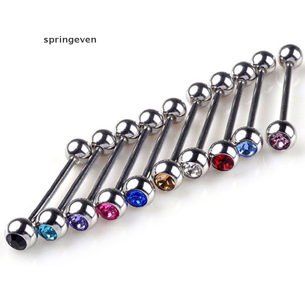 Set 5 Khuyên Lưỡi Bằng Thép Không Gỉ Cá Tính