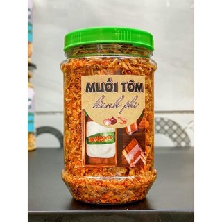 Topping muối tôm hành phi tép ăn kèm với bánh tráng siêu ngon batesota