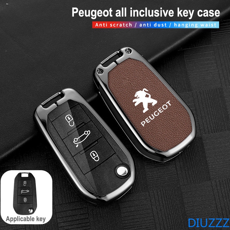 Ốp Bảo Vệ Chìa Khóa Xe Hơi Peugeot 208 3008 307 308 508 408 2008 4008 5008 For Citroen C3 C4 C5 C6 C8 CACTUS C3-XR DS3 DS4 DS5