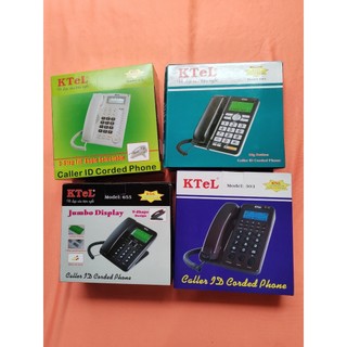 Điện thoại bàn ktel, điện thoại cố định chuông to hiện số gọi đến các loại - bh 12 tháng