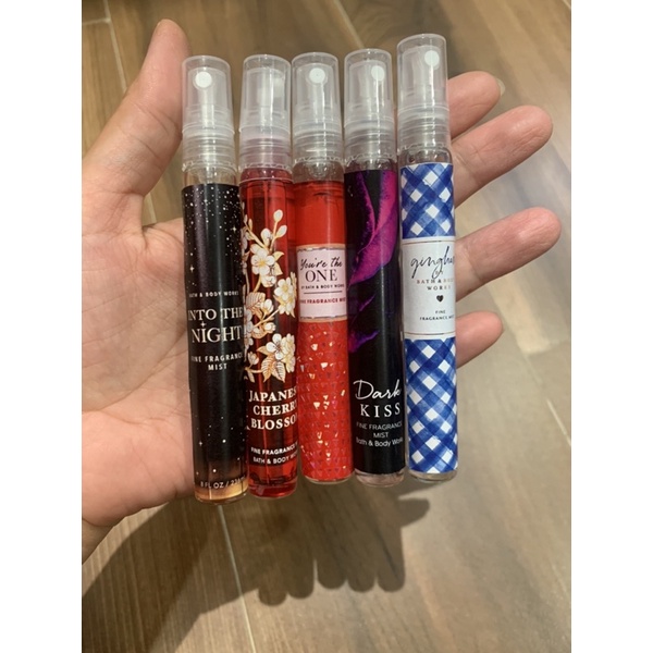 Xịt thơm body mist Bath And Body Works nhiều mùi
